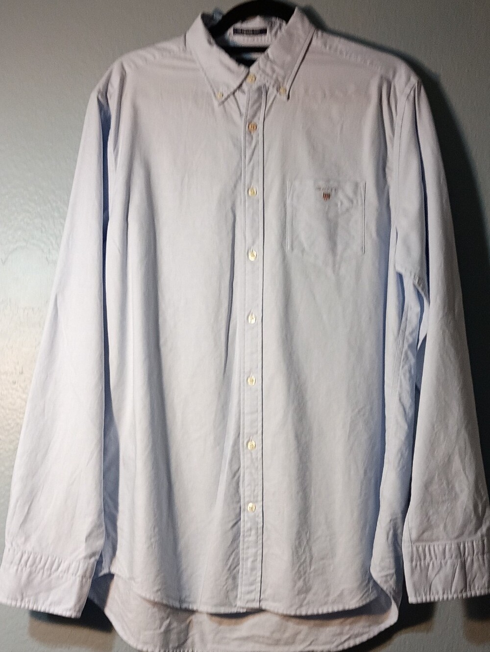 Gant Light Blue Men's Casual Button-Down Shirt